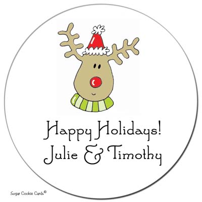 Sugar Cookie Gift Stickers - Oh Deer Sugar Cookie Gift Stickers - Oh Deer